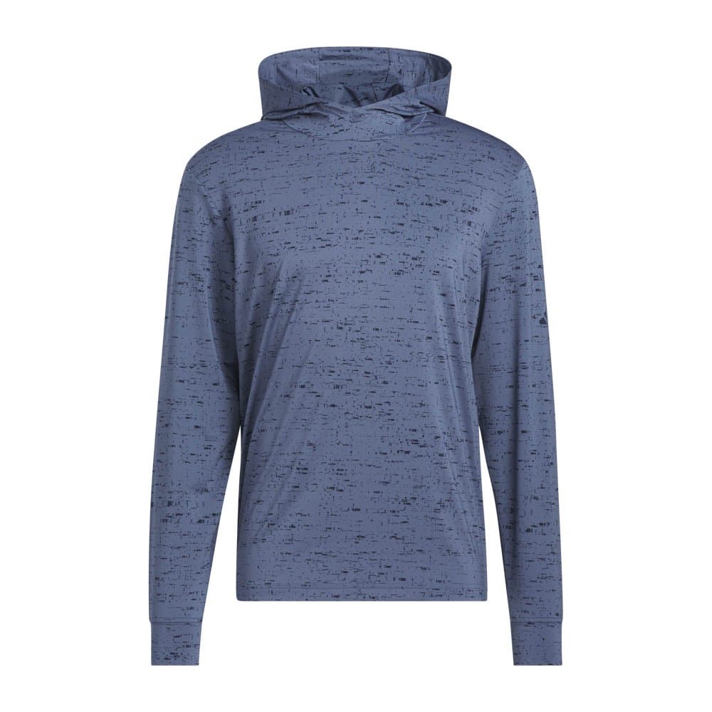 Core Print Hoodie Blå