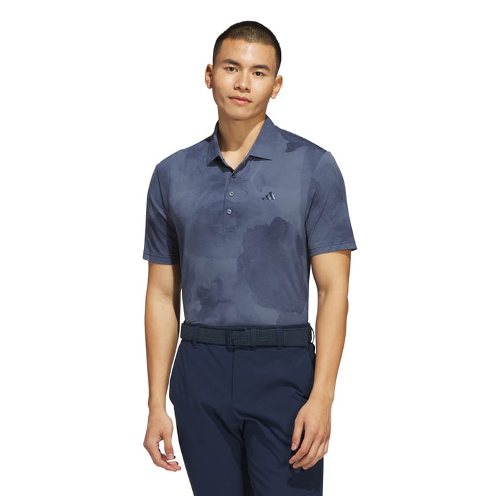 Ultimate Tour Printed Cool Feeling Polo Shirt Blue Adidas