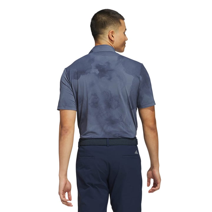 Ultimate Tour Printed Cool Feeling Polo Shirt Blue Adidas