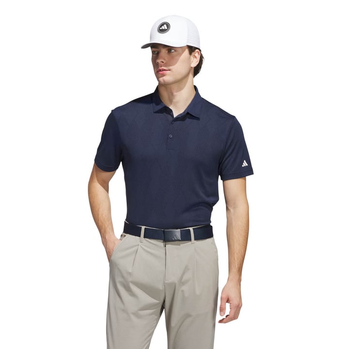 Ultimate Micro Texture Polo Shirt Blå Adidas