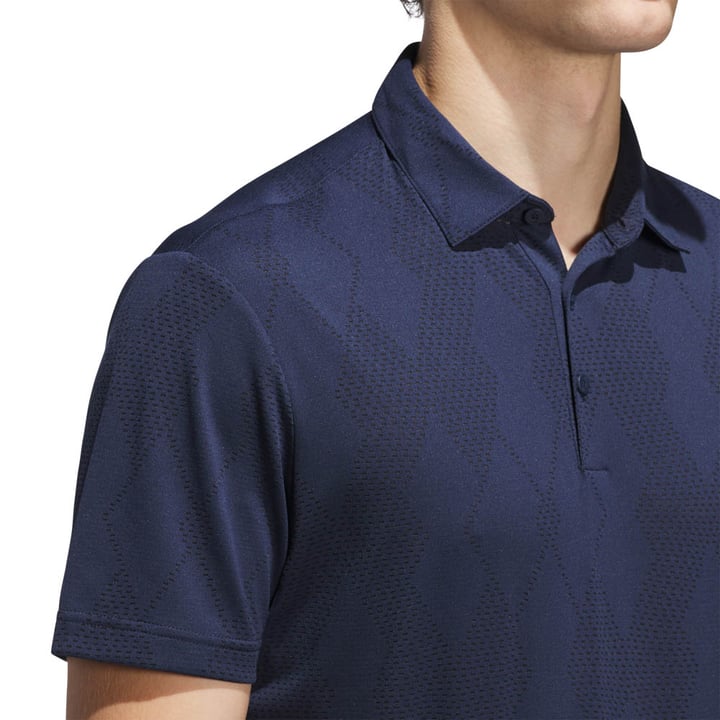 Ultimate Micro Texture Polo Shirt Blå Adidas