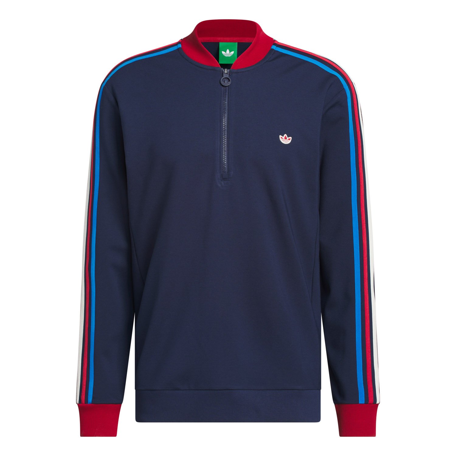 Originals F 3-Stripe 1/4 Zip Adidas Golf Originals Originals F 3-Stripe 1/4 Zip Adidas Golf Originals