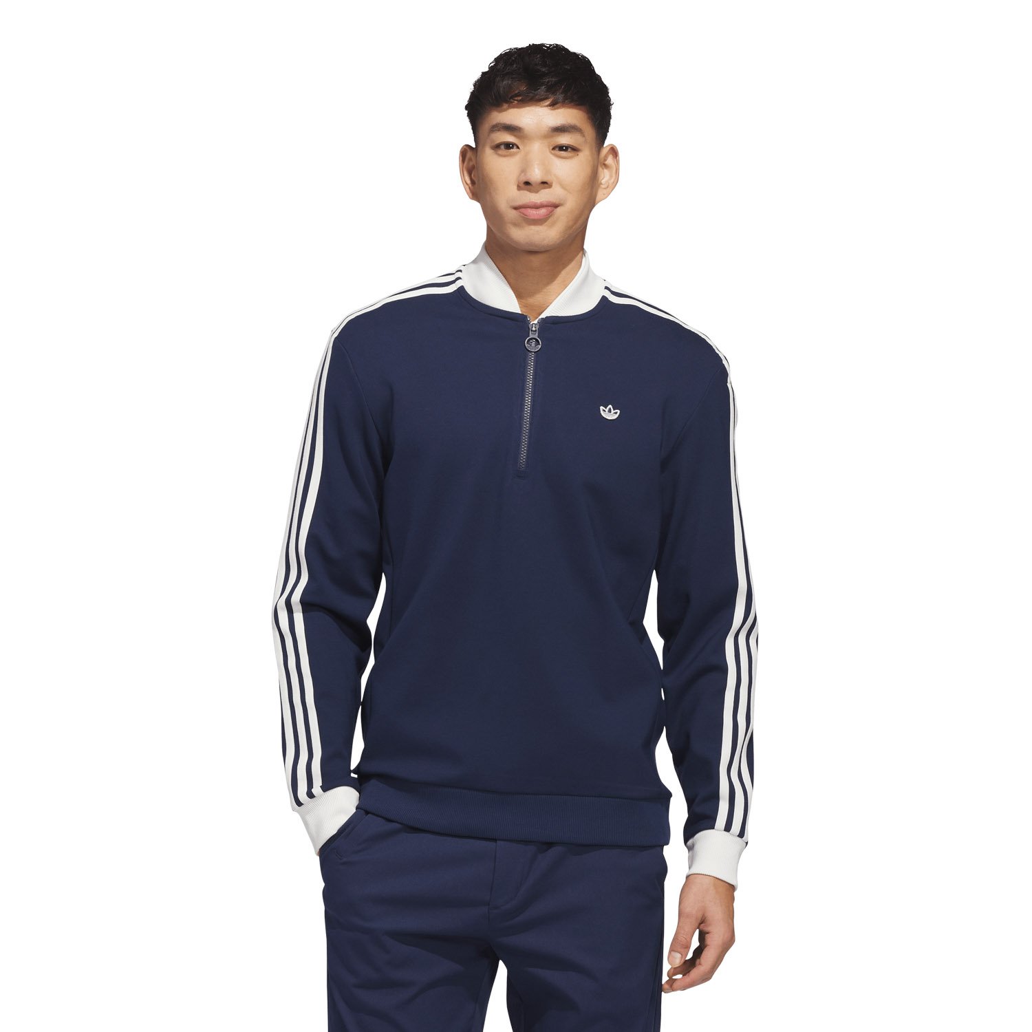 Originals F 3-Stripe 1/4 Zip Adidas Golf Originals Originals F 3-Stripe 1/4 Zip Adidas Golf Originals