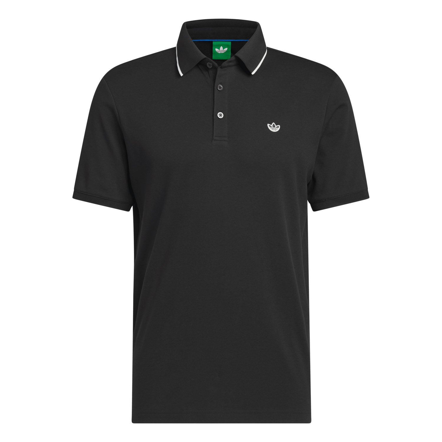 Originals Twistknit Trefoil Polo Black Originals Twistknit Trefoil Polo Black