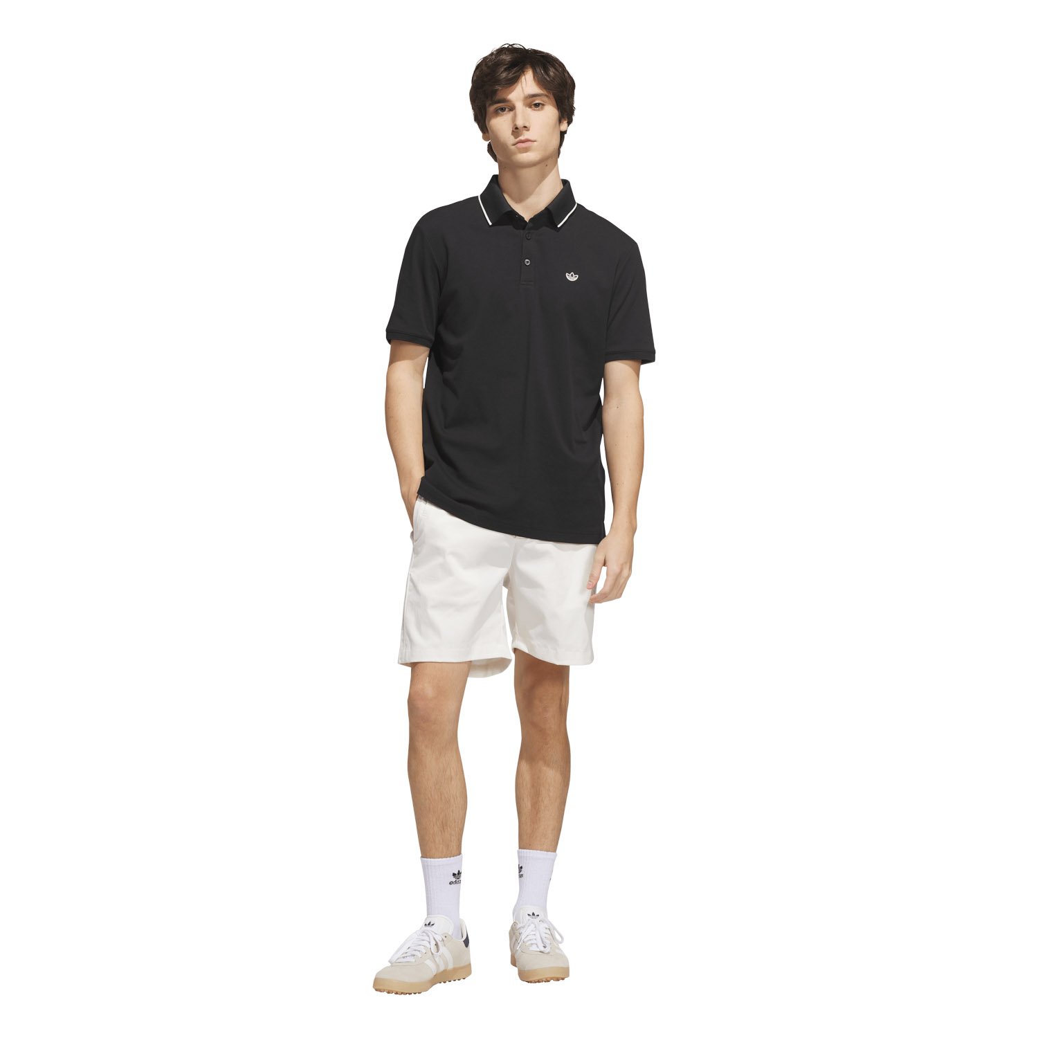 Originals Twistknit Trefoil Polo Black Adidas Golf Originals