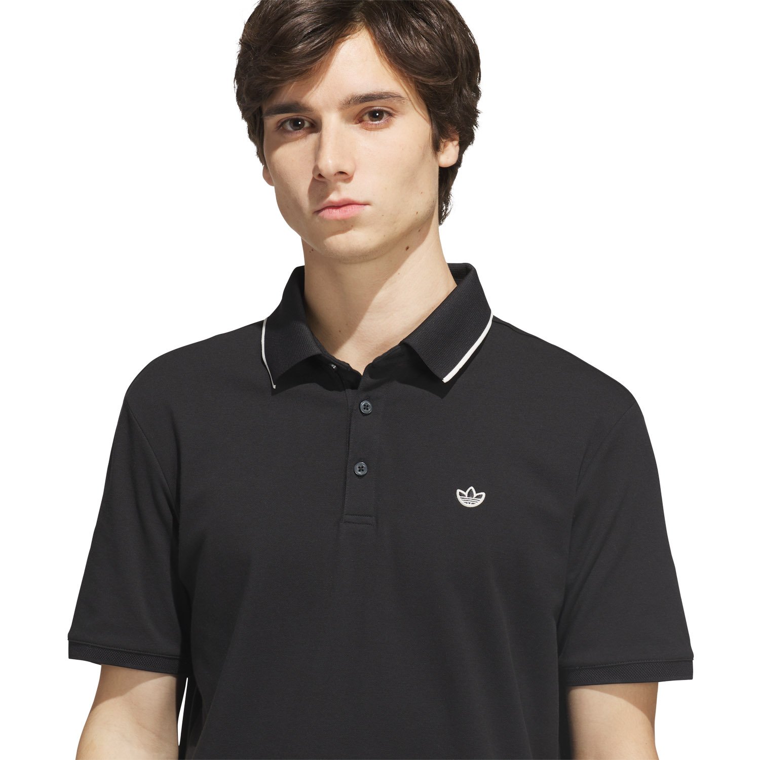 Originals Twistknit Trefoil Polo Black Adidas Golf Originals