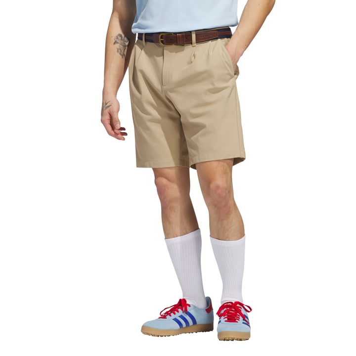 Ori F Pleat Short Beige Adidas Golf Originals Ori F Pleat Short Beige Adidas Golf Originals