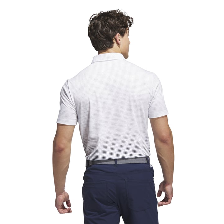 Go-To Print Polo White Adidas