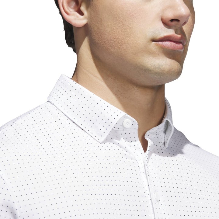 Go-To Print Polo White Adidas