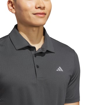 Performance Textured Polo Svart Adidas