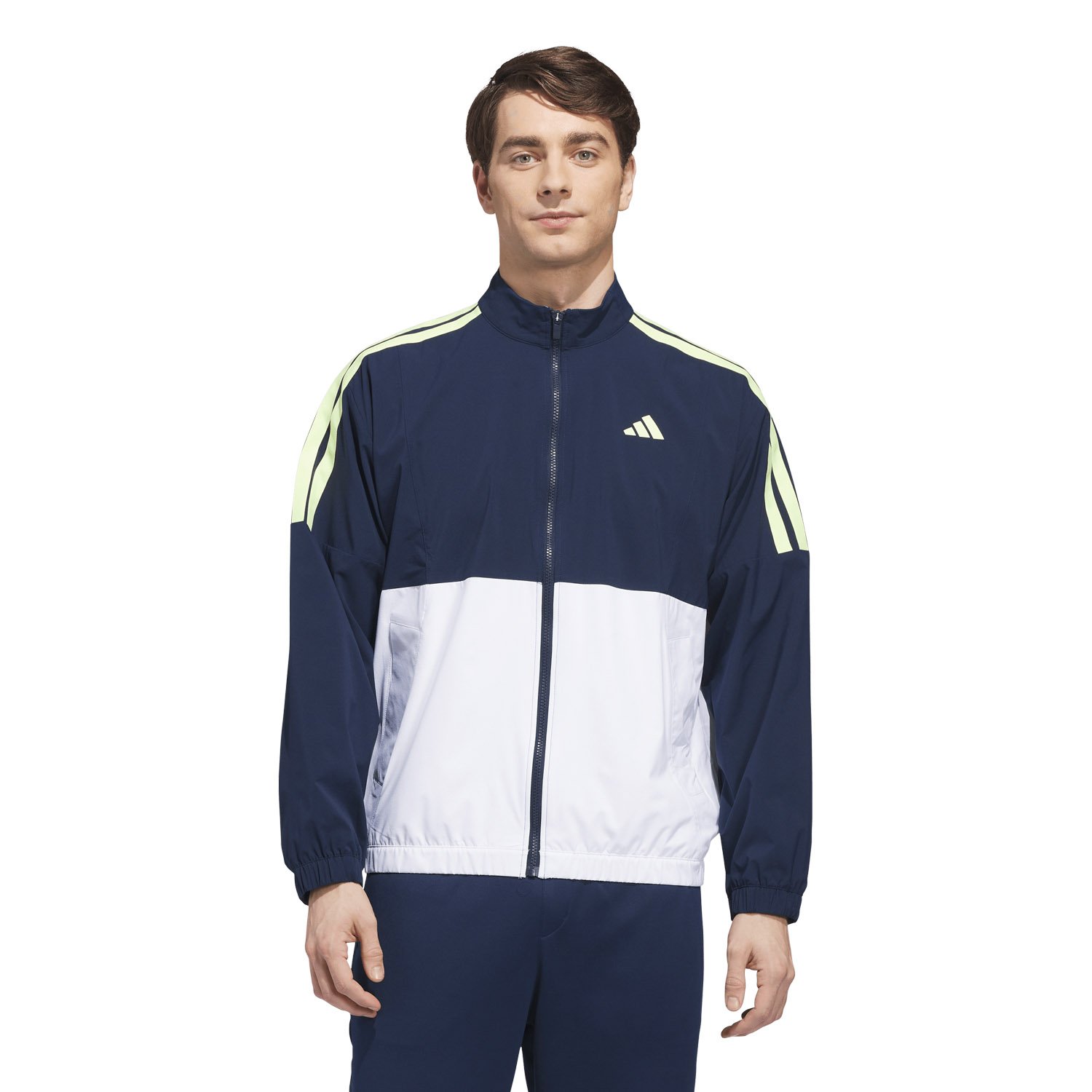 Beyond Twistwave Full-Zip Windbreaker Valkoinen Sininen Adidas Beyond Twistwave Full-Zip Windbreaker Valkoinen Sininen Adidas
