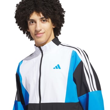 Beyond Twistwave Full-Zip Windbreaker Musta Adidas