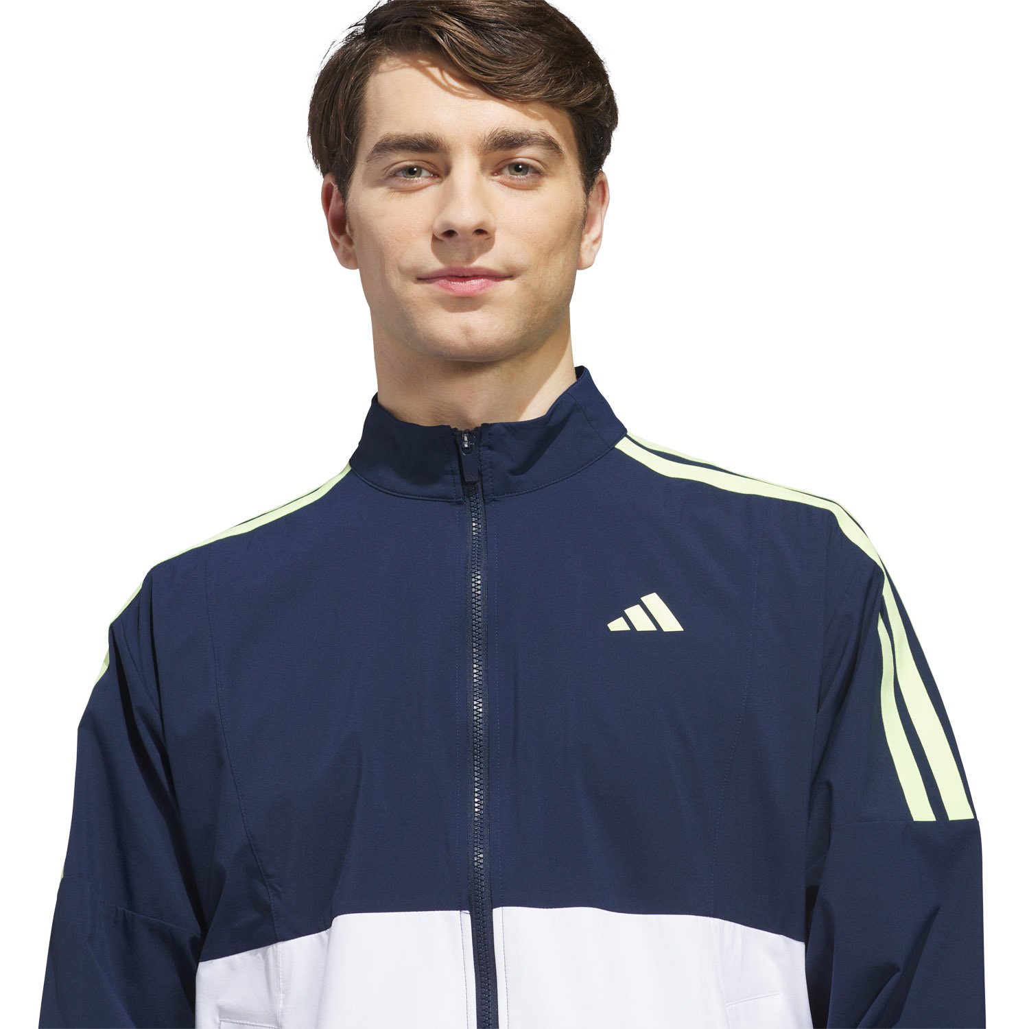 Beyond Twistwave Full-Zip Windbreaker Valkoinen Sininen Adidas Beyond Twistwave Full-Zip Windbreaker Valkoinen Sininen Adidas