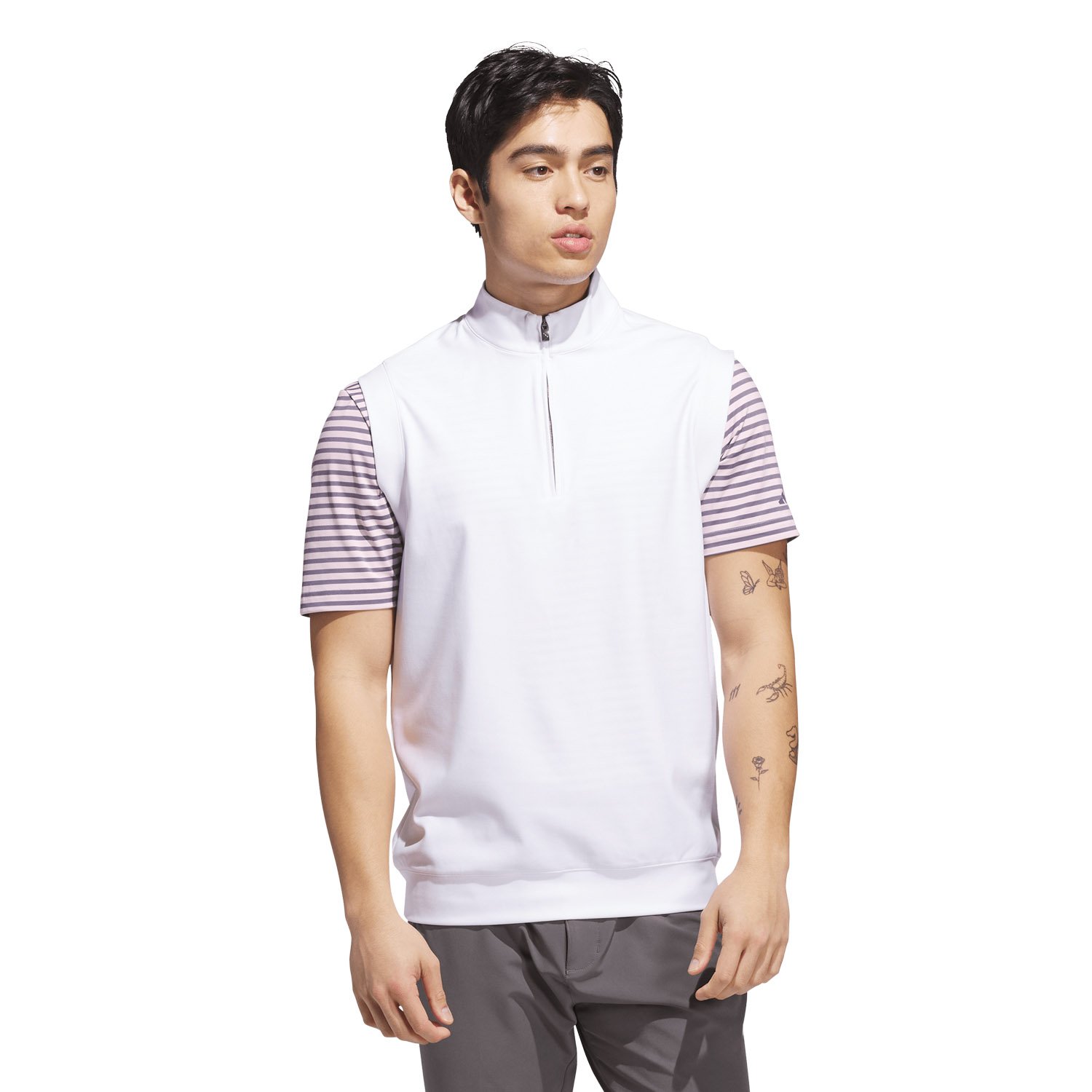 Ultimate365 Classic Quarter-Zip Vest Vit Adidas