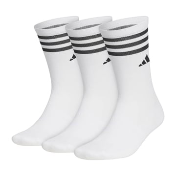 3 Pk Crew Hvit Adidas