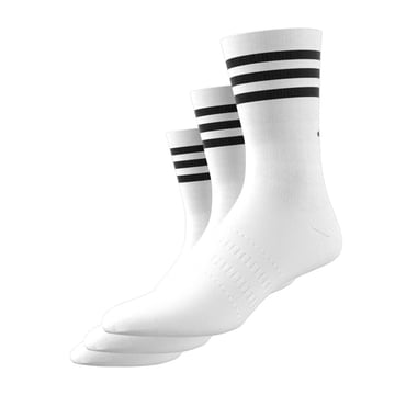 3 Pk Crew Hvit Adidas