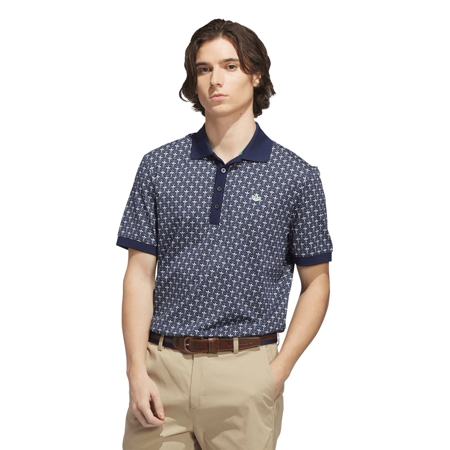 Originals All Over Trefoil Polo Adidas Golf Originals
