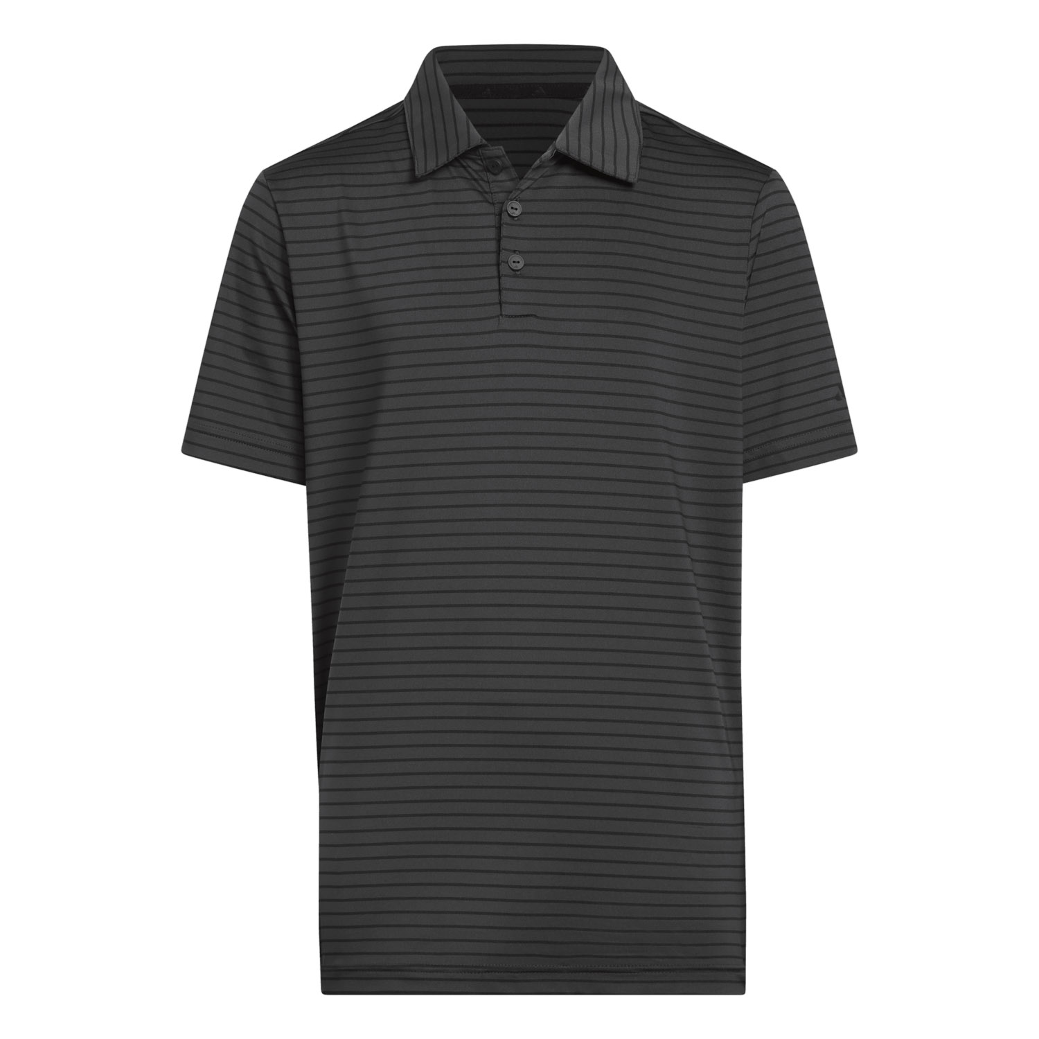 Boys Striped Polo Schwarz