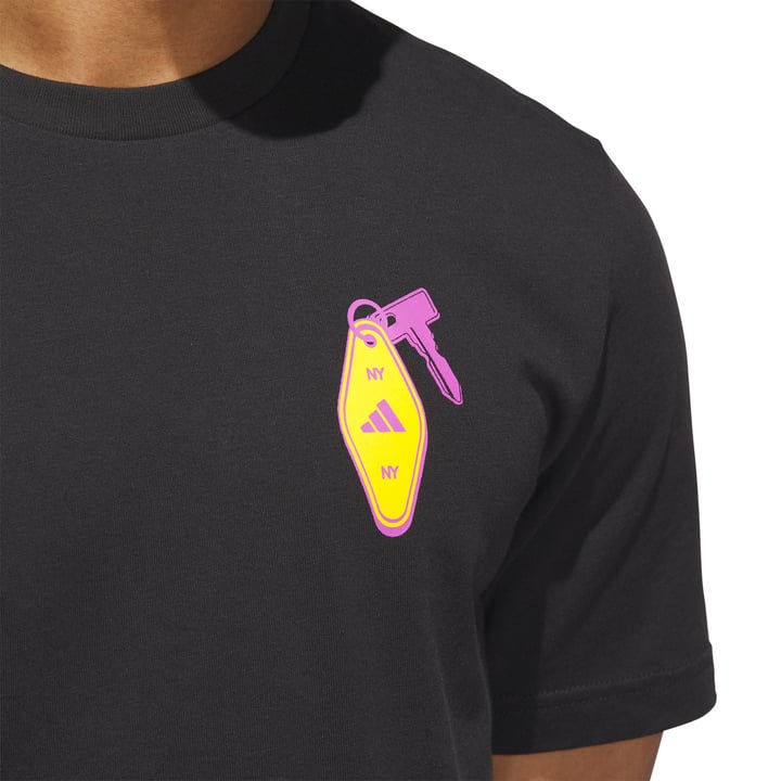 Chip In Nyc Graphic T-Shirt Black Adidas