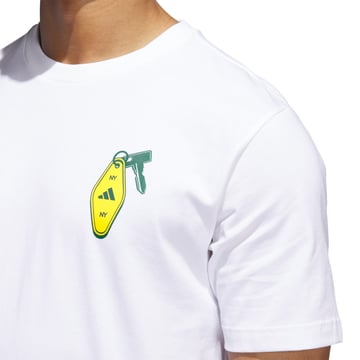 Chip In Nyc Graphic T-Shirt White Adidas