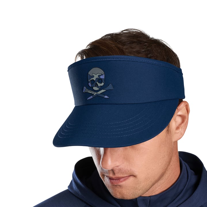 G/Fore Visor Camo Skull Silicone Caps