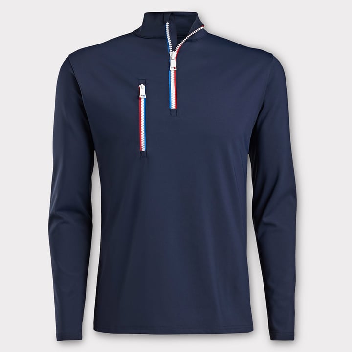 Quarter Zip Blau G/Fore