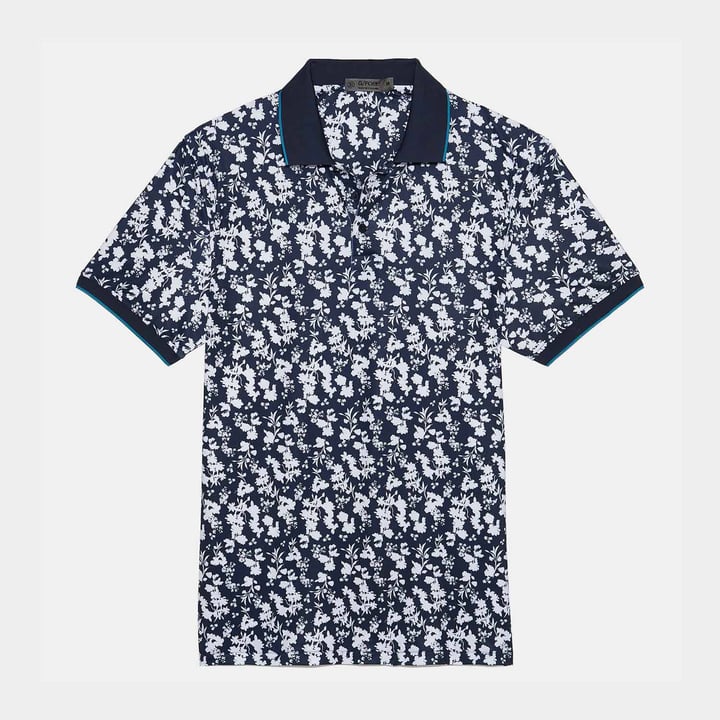 Blossom Rib Collar Bleu G/Fore