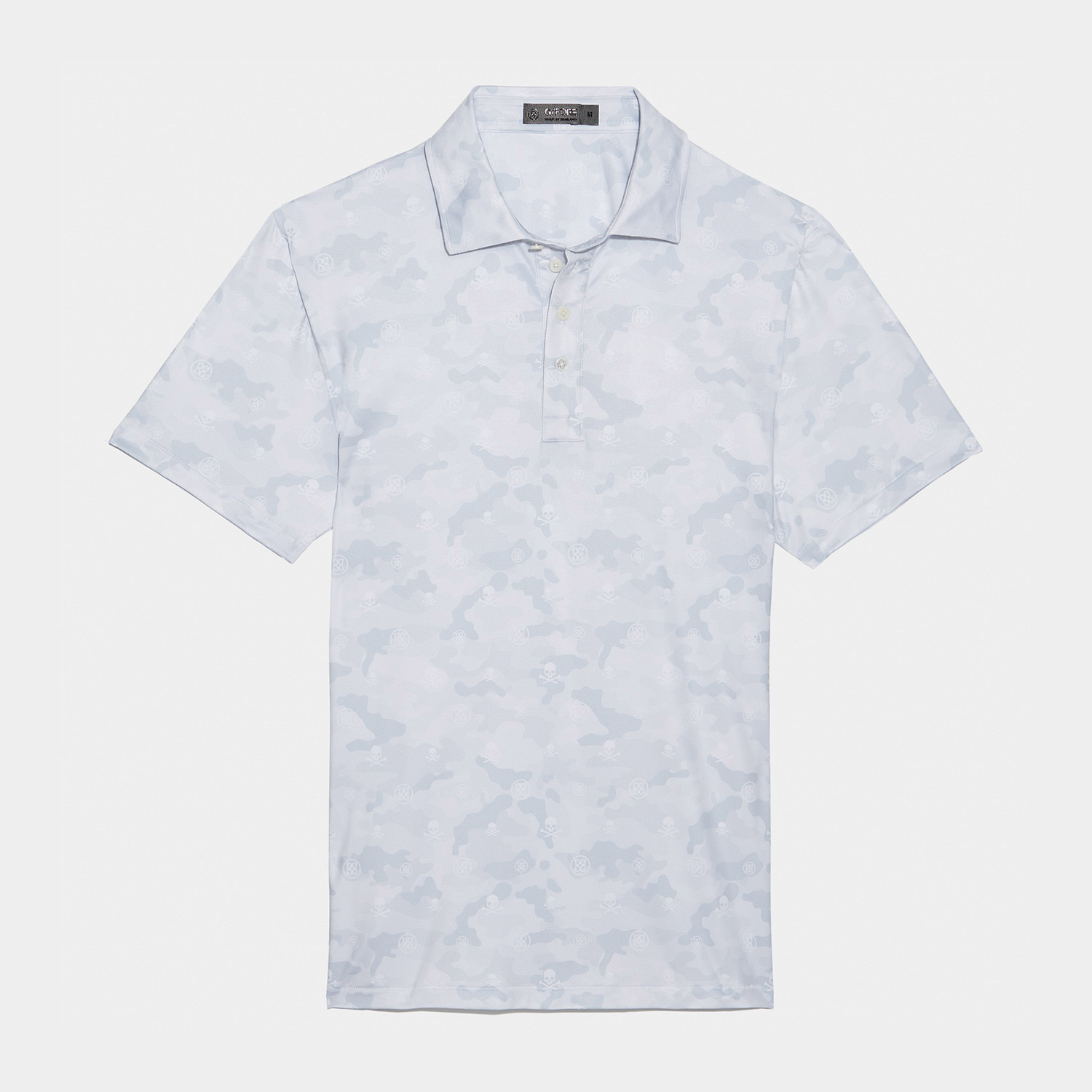 新品　BRIEFING MENS CAMO PRINT POLO ホワイト SALE】BRIEFING（ブリーフィング）ポリエステルカモフラージュ
