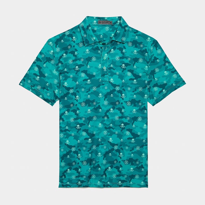 Icon Camo Polo Grün G/Fore