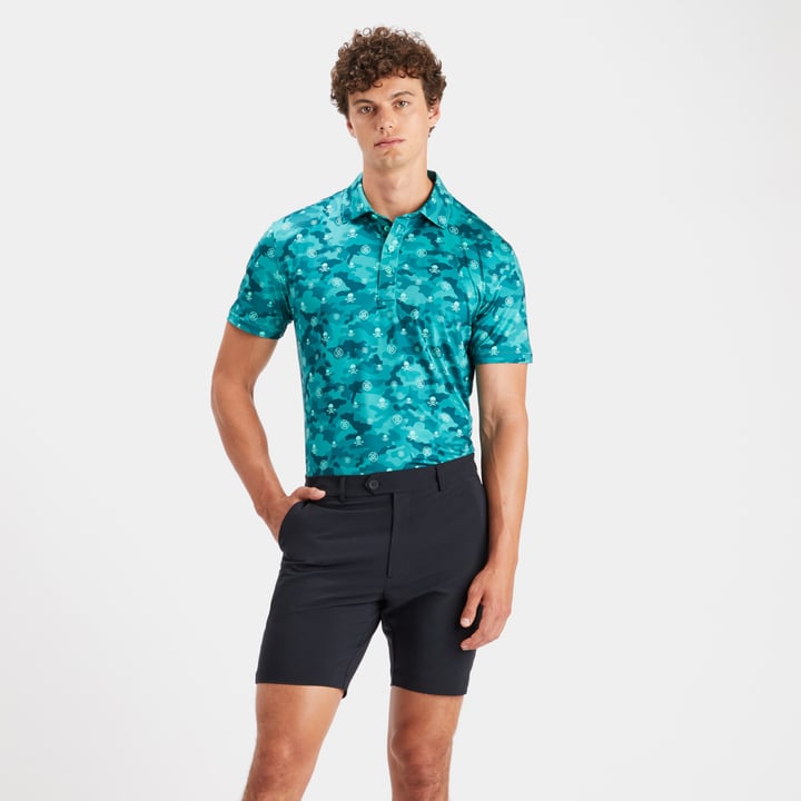 Icon Camo Polo Grün G/Fore
