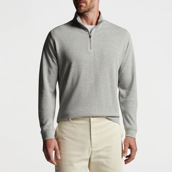 Crown Comfort Pullover Grau Peter Millar