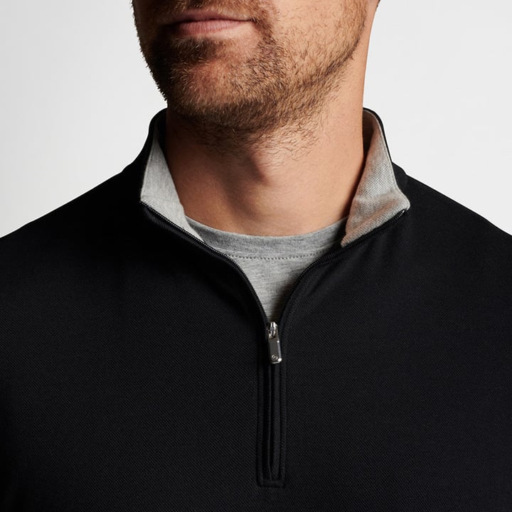 Crown Comfort Pullover Schwarz Peter Millar Crown Comfort Pullover Schwarz Peter Millar