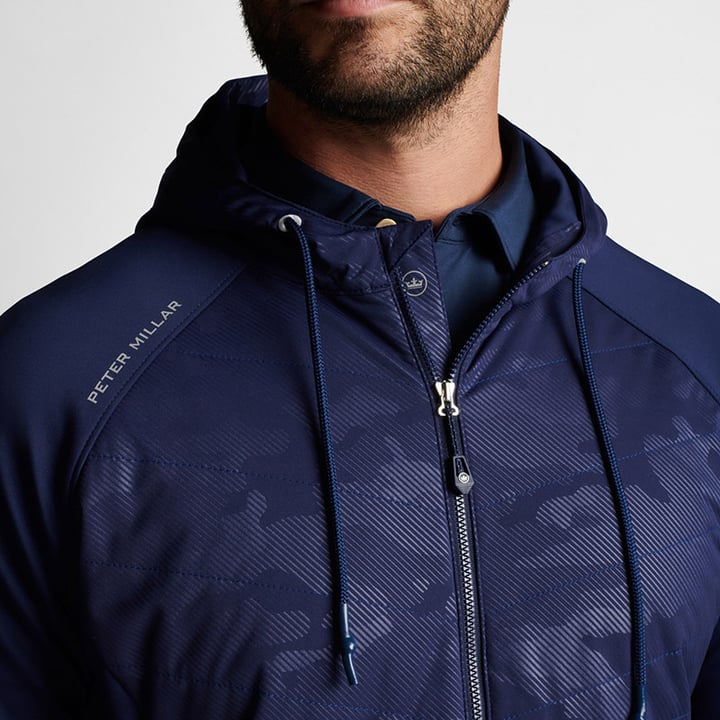 Merge Hybrid Hooded Blau Peter Millar