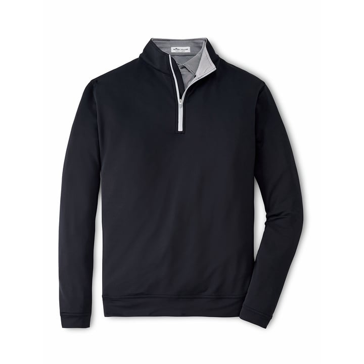 Perth Performance Quarter-Zip Svart Peter Millar Perth Performance Quarter-Zip Svart Peter Millar