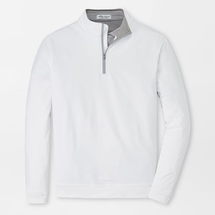 Perth Performance Quarter-Zip Blanche Peter Millar