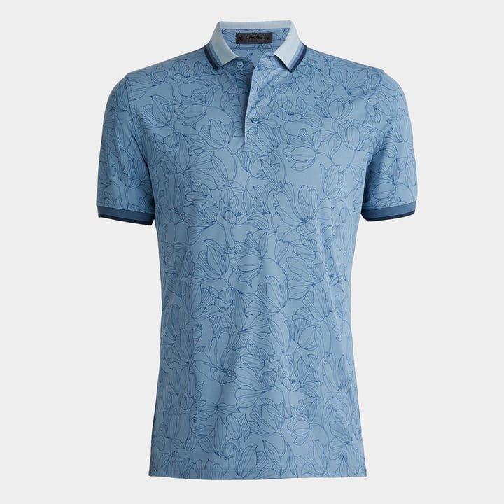 Outline Iris Tech Pique Blå G/Fore Outline Iris Tech Pique Blå G/Fore