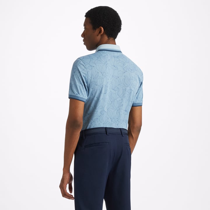 Outline Iris Tech Pique Blå G/Fore Outline Iris Tech Pique Blå G/Fore