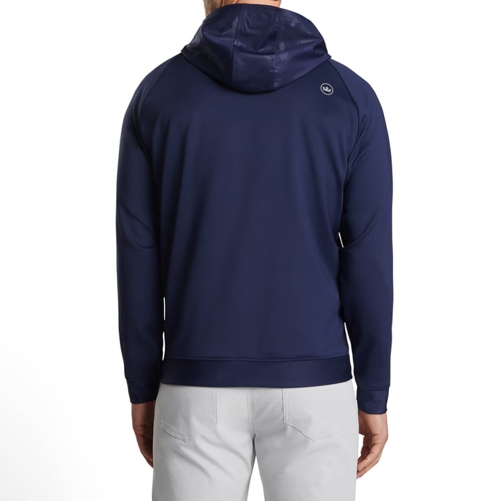 Persuit Half Snap Hoodie Blue Peter Millar