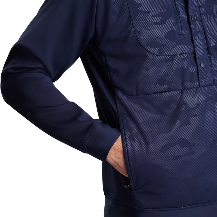 Persuit Half Snap Hoodie Blue Peter Millar