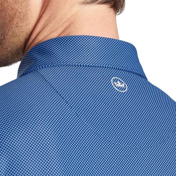 Checkers Performance Mesh Polo Blue Peter Millar