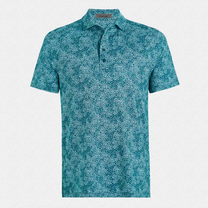 Hydrangea Tech Jersey Polo Grön G/Fore Hydrangea Tech Jersey Polo Grön G/Fore
