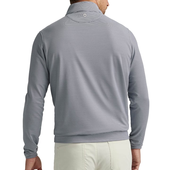 Perth Mini Stripe 1/4 Zip Blau Weiß Peter Millar Perth Mini Stripe 1/4 Zip Blau Weiß Peter Millar