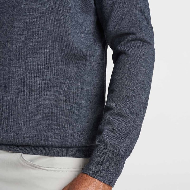 Autumn Crest Quarter-Zip Grau Peter Millar Autumn Crest Quarter-Zip Grau Peter Millar