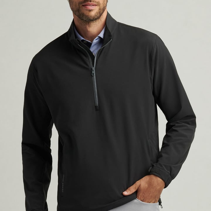 Dunes Half-Zip Musta Peter Millar Dunes Half-Zip Musta Peter Millar