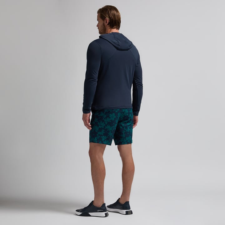Brushed Back Tech Terry Hoodie: Blue G/Fore Brushed Back Tech Terry Hoodie: Blue G/Fore