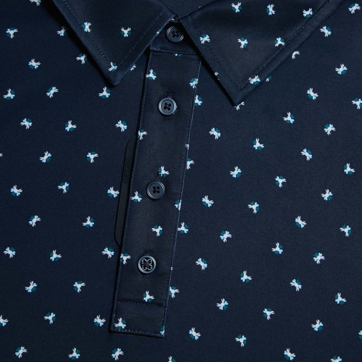 Geometric Floral Tech Jersey Polo Sininen G/Fore Geometric Floral Tech Jersey Polo Sininen G/Fore