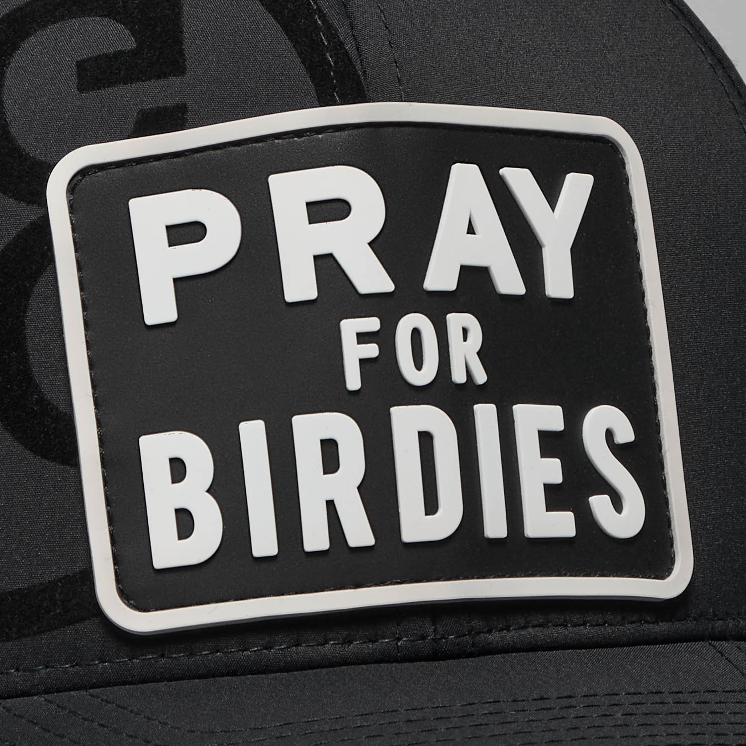 Pray For Birdies Patch Perforated Black G/Fore