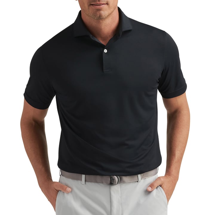 Soul Performance Mesh Polo Schwarz Peter Millar