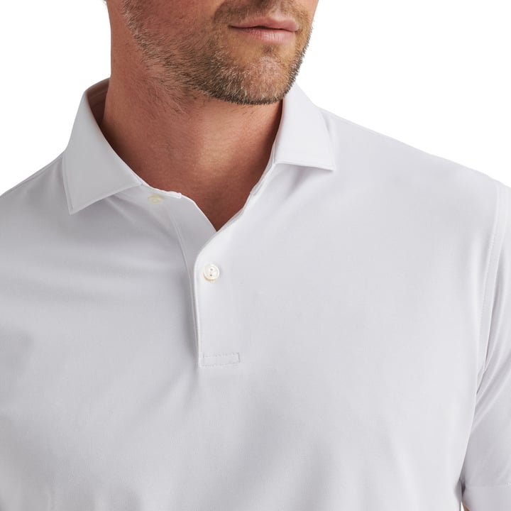 Soul Performance Mesh Polo Weiß Peter Millar