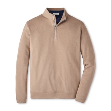 Perth Melange Performance Quarter Zip Peter Millar